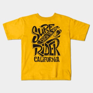 surf catch the wave Kids T-Shirt